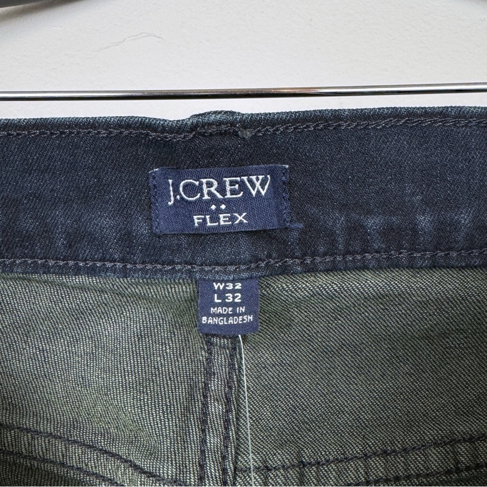 J. Crew Men's Straight Fit Jeans Signature Flex Dark Blue Size 32x32 NWT - Picture 7 of 8